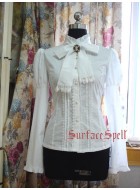 Surface Spell Gothic Begonia High Collar Blouse